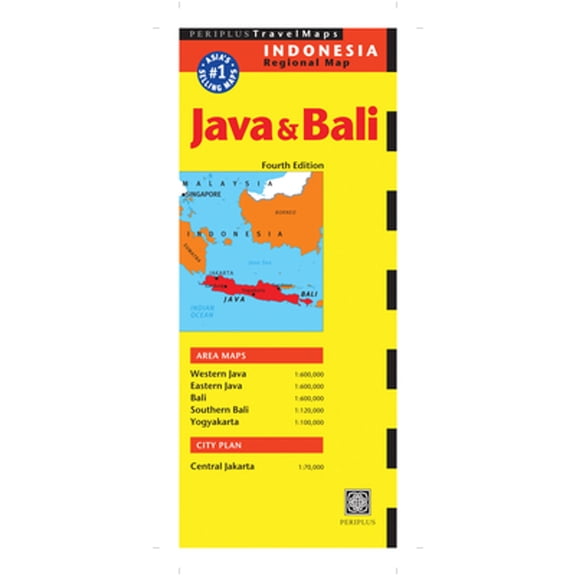 Pre-Owned Java & Bali Travel Map Fourth Edition, (Paperback)