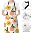 thumbnail image 6 of Lsque Peach1 Waterproof Apron Chef Aprons for Men Heavy Duty Chemical Work Apron Extra Long Grilling Aprons with Adjustable Bib Apron, 6 of 9