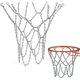 thumbnail image 1 of Red de baloncesto, red de baloncesto de metal para exteriores, red de baloncesto de metal galvanizado, red de baloncesto con cadena de hierro para uso en interiores o exteriores, 1 of 5