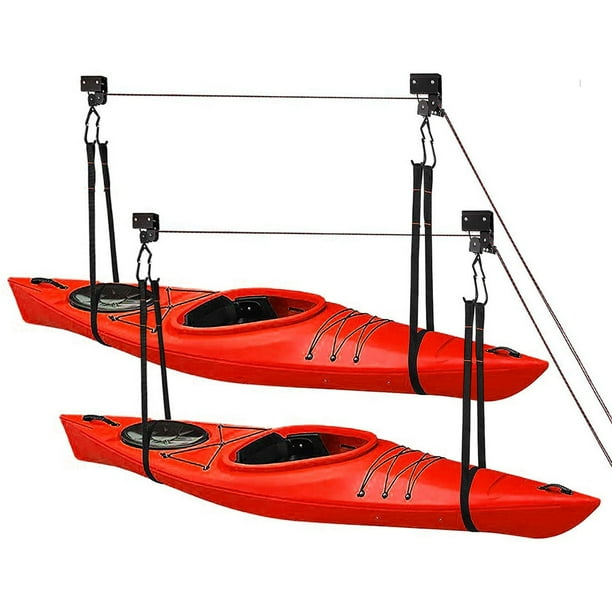 Great Working Tools Kayak Hoist Lift, Hanging 2 Pulley System 2Pack