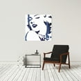 thumbnail image 2 of Marilyn monroe en Bleu - Toile 24"x24 Pouces - Impression sur Demande, 2 of 5