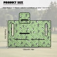 thumbnail image 7 of HUIACONG Green Skull Golf Golf Cart Seat Covers Portable Breathable Golf Cart Seat Covers Club Car Anti-Slip Comfortable Fit Most Cars EZGO Yamaha Club Car, 7 of 7