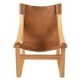 thumbnail image 2 of Lima Natural Leather Sling Chair, 2 of 4