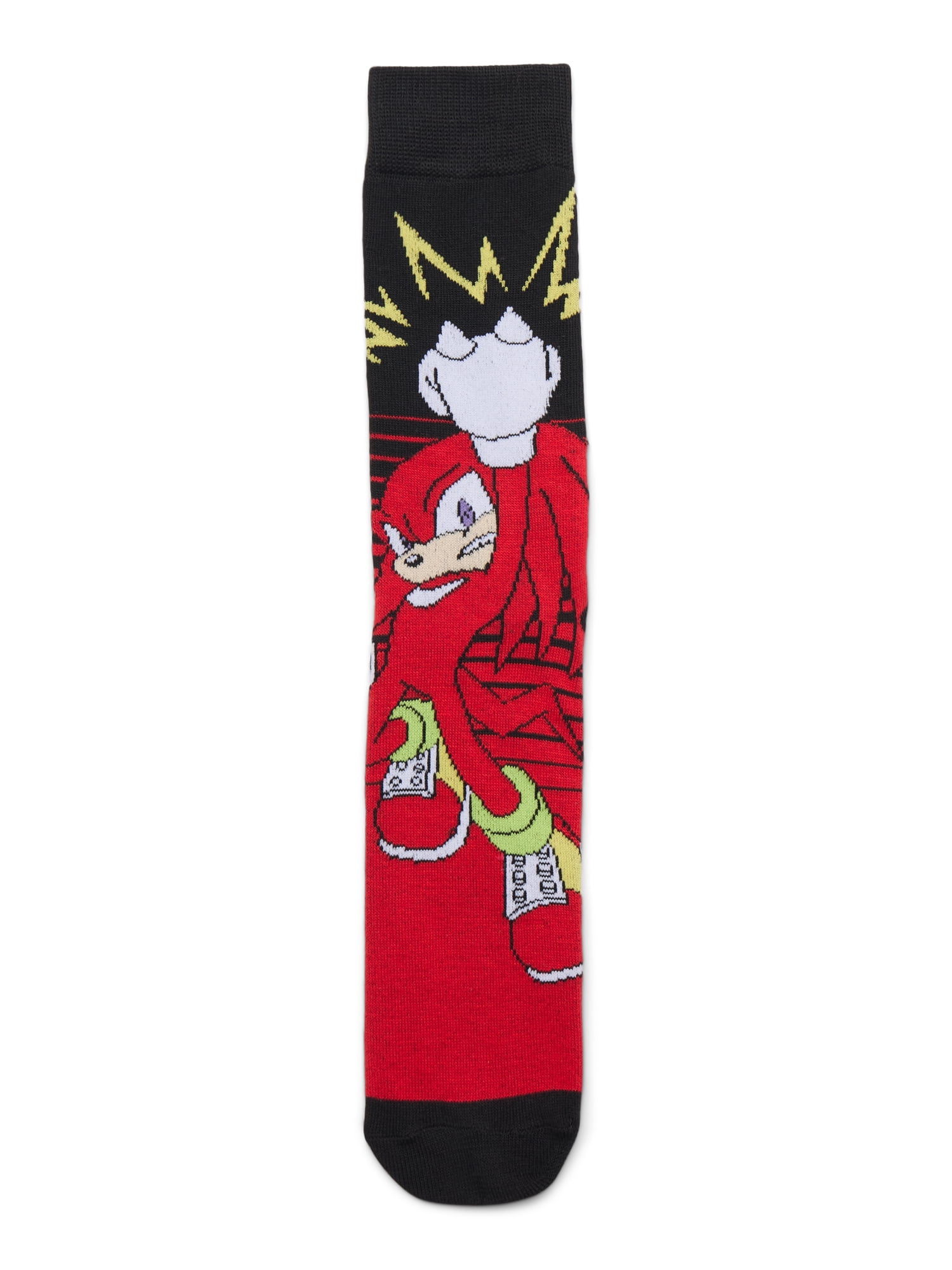 Sonic the Hedgehog Men's Crew Socks, 6-Pack, Shoe Sizes 8-12