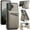 Gray, variant on Allytechgroup 2 In 1 Wallet Case for iPhone 16, PU Leather Magnetic Case with Detachable Cards Holder Support Wireless Charging Full Body Protector Cover for iPhone 16, Black