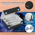 thumbnail image 5 of Mlikero Card Deck Case for Trading Cards 1800+, Trading Card Storage Box with 10 Dividers and 3 Foam Stoppers, Leather Magnetic Closure Commander Deck Box Fit for YuGiOh, MTG and Sport Cards, 5 of 7