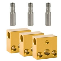 Phenofice 1 Set Heater Block for 3D Printer Parts and Extruder Nozzle Compatibility