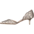 thumbnail image 3 of Womens Badgley Mischka Ginny Rhinestone D'Orsay Pumps, Ivory, 3 of 6