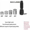 thumbnail image 2 of 5pcs Spark Plug Thread Repair Kit M14 x 1.25, Cylinder Head Rethreading Kit, Spark Plug Rethreading, 14mm Cylinder Reamer Thread Repair Tool, 2 of 3