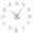 Silver, variant on Karate Taekwondo Silouette Frameless Wall Clock Stickers, DIY Modern Decorative Clocks for Living Room, Bedroom, Office - Easy to Install, Large 3D Clock Design (Silver,27in)