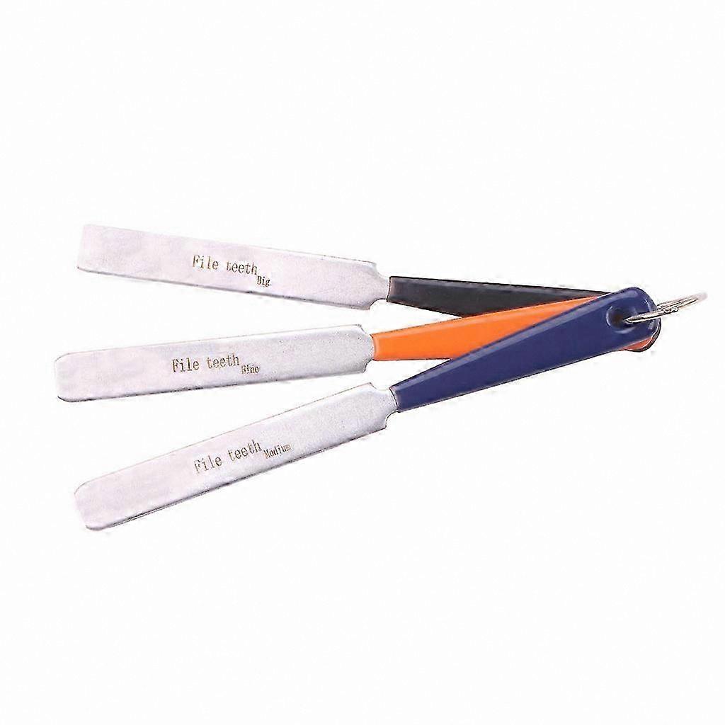 Nut File 3-Piece Guitar Nut File Set for Bass - Double Edge Slotting & Fret ...
