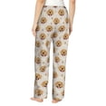 thumbnail image 3 of Naloa Labrador Retriever Dog Print Women’s Ultra-Soft Comfy Pajama Lounge Pants with Pockets & Drawstring, 3 of 8