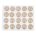 thumbnail image 3 of Shisuyan 20 Pcs Women Clothing Buttons Retro Style Overcoat Buttons Hollow Coat Buttons, 3 of 8