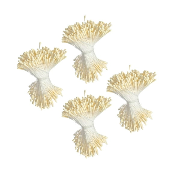 Double Ended Artificial Flower Stamen Pistil for Art Craft Wedding Decoration