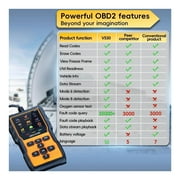 Professional OBD2 Scanner Diagnostic Tool, Enhanced Check En OBD2 Scanner Car Diagnostic Tools ,Sturdy and Compact
