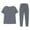 Gray, variant on Scrubs Matching Sets for Women V Neck Scrub Top & Jogger Pants Medical Scrub Sets Stretchy Nurse Uniforms Set