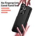 thumbnail image 6 of SaniMore Case for Samsung Galaxy S23 Ultra 6.8" 2023 with Hidden Kickstand & S Pen Slot & Stylus, Anti-scrctch Drop-proof Tough PC Backplane Anti-shock Slim Shell for Galaxy S23 Ultra, Black, 6 of 7