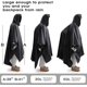 thumbnail image 5 of Waterproof Rain Poncho Lightweight Reusable Hiking Hooded Coat Jacket Unisex, 5 of 5
