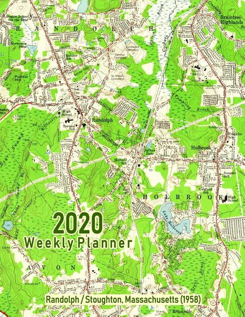 2020 Weekly Planner Randolph/Stoughton, Massachusetts (1958) Vintage