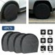 thumbnail image 1 of RedBen UG - Paquete de 4 fundas impermeables para neumáticos de repuesto, remolques, casas rodantes, protección anticorrosión para neumáticos, color negro, L, 1 of 3