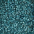 thumbnail image 2 of Miyuki Delica Seed Beads – Size 11/0 (1.6 mm), DB1769, Sparkling Aqua Green-Lined Teal AB, 7.2 g, Approx. 1440 Beads, 2 of 7
