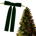 thumbnail image 6 of 12Pcs Velvet Bows for Christmas Tree Decorations Ornaments, Ribbon Garland Velvet Bows with Gold Twist Ties, Rustic Crafts Gift Bows for Indoor Outdoor Wreaths Garland Holiday Wrapping Crafts, 6 of 6