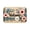 Color 2, variant on FJPT Welcome Floral Non Slip Flannel Polyester Floor Mat For Bathroom Kitchen Bedroom Decor 31.5x19.7 inch