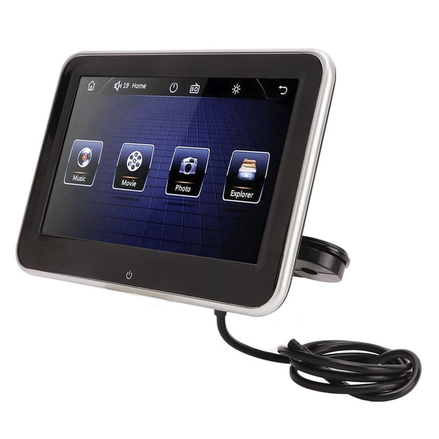 Pantalla para el Reposacabeza, Reproductor de Headrest del Vehículo Múltiple Transmisor FM de 8 Pulgadas de Enterretenimiento de Asiento Trasero de Pantalla Táctil de 8