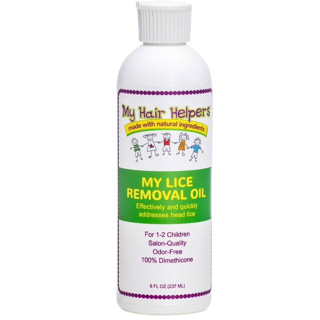 Aceite de dimeticona My Hair Helpers para tratamiento de piojos, 240 ml, 1-2 niños