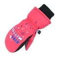 thumbnail image 3 of Kids Boy Girl Gloves Ski Wind Thermal Snow Outdoor - Pink S, Size, 3 of 7