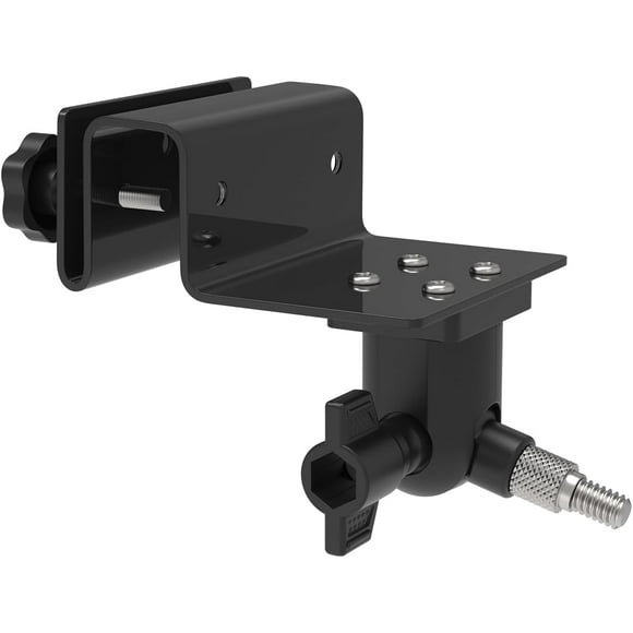 ERDS-Gutter Mount for Outdoor Security Cameras, Universally Compatible with Ring, Blink, Eufy, Google Nest, Wyze, Arlo, Simplsafe and Other Cameras - Down Version, Black