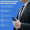 Mouse Clicker For Powerpoint Presentation, Rechargeable Wireless ...