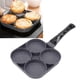 thumbnail image 5 of Sartén Negra Para Tortillas, Anti Escaldado, Cómoda Para Sostener, Sartén De 4 Agujeros, Gran Capacidad Para Cocina Amonsee NO, 5 of 8