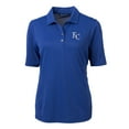 thumbnail image 2 of Women's Cutter & Buck  Royal Kansas City Royals DryTec Virtue Eco Pique Recycled Polo, 2 of 3