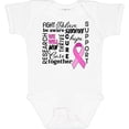 thumbnail image 3 of Inktastic Breast Cancer- Together We Will Win Boys or Girls Baby Bodysuit, 3 of 5