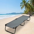 thumbnail image 5 of Biotree Folding Camping Cot Portable Military Style Sleeping Bed Heavy Duty Outdoor Cot for Adults Camping Hiking, Gray, 5 of 12