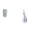 thumbnail image 1 of Lipstore Mini Locker Cabinet Ceramic Girl Figurine Home Organization Space Saving Porcelain Lady Statue Stackable Dustproof Storage Bin Ornament Nordic Girl Statue Modern for Apartments Home, 1 of 8