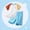 White, variant on Floleo Kids Boys Girls Color Block Raglan Sleeve T Shirt and Shorts Set Summer Casual 2 Piece Outfit for Active Play School Daily Wear