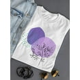 thumbnail image 3 of One Line Flower Lineart T-Shirt Women -Image by Shutterstock, Female XX-Large, 3 of 4