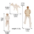 thumbnail image 2 of Estacas De Jardín Figura Creativa De Madera Para Orinar Estacas De Maceta Decoraciones De Adorno De Jardín Al Aire Libre 3 Uds Monstrate HA039239-00, 2 of 6