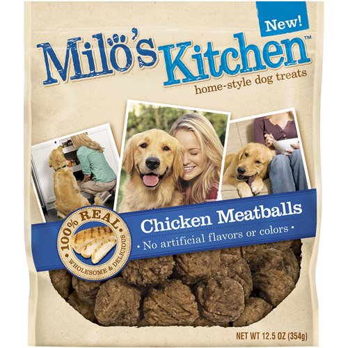 Milo's Kitchen Chicken Meatballs HomeStyle Dog Treats