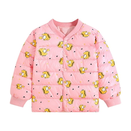 

Stamzod Children S Winter Coats And Jackets Cute Cartoon Dinosaur Windproof Warm Coat Long Sleeve Kids Outwear Casaco Infantil 1-6Years