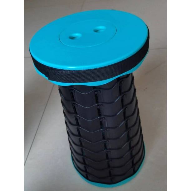 Taburete plegable arcoíris conveniente para exteriores, silla de embarque retráctil, banco ajustable para hacer cola de viaje, taburete de pesca