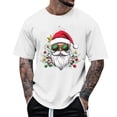 thumbnail image 1 of Tops para hombre, blusas y camisas de manga corta con cuello redondo para hombre, camiseta informal con cuello redondo y estampado para hombre, blusa de manga corta, blusa de poliéster para hombre, 1 of 4