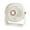 White, variant on 5.12x2.36in USB Desk Fan with 3 Speeds - Mini Hanging Electric Fan with Digital Display, Portable High Wind Power ABS Desktop Fan for Office/Car/Camping (Green)​