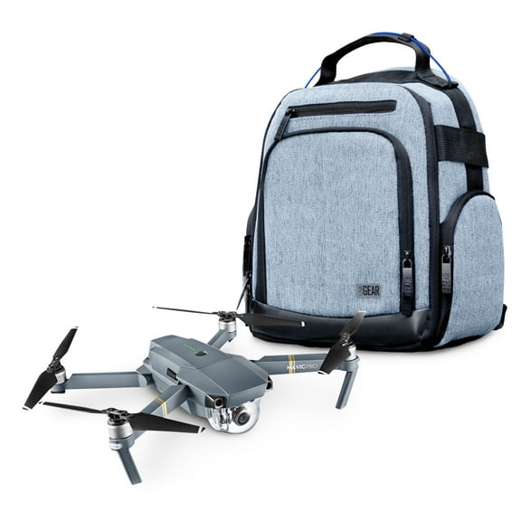 USA Gear Drone Backpack Travel Bag - Customizable Interior , Weather Resistant , Accessory Storage