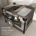thumbnail image 3 of Evolur Cozy Cove All-in-One Portable Playard Beige with Bassinet & Changing Table – Quick-Fold Travel Playard with Breathable Mesh Sides, Travel Bag Included, 3 of 10