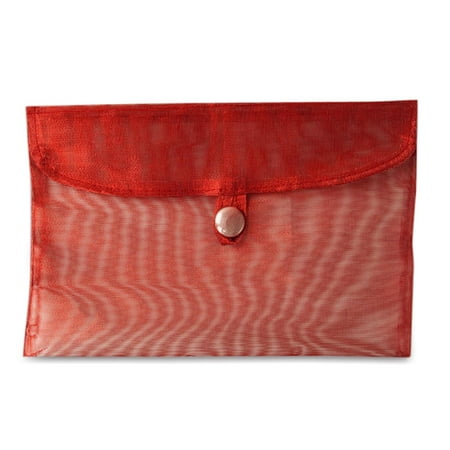 Red Envelope Gift - 8 in. X 5-1/2 in. METALLIC RED FABRIC GIFT ENVELOPE | Quantity: 12 by Paper Mart