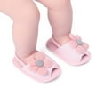 thumbnail image 6 of Elainilye Toddler Kids Baby Girls Summer Solid Color Flowers Non-slip Soft-soled Shoes Toddler Shoes for Boys 12-15 Month on Sale, 6 of 7