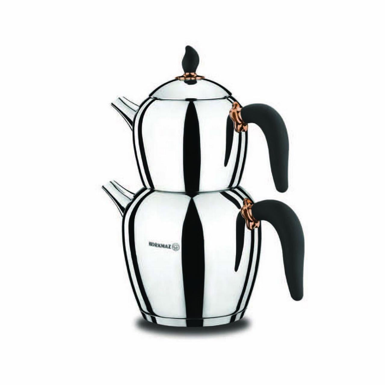 Turkish Tea Pot Sets Korkmaz A029 Perla Turkish For Stovetop, 18